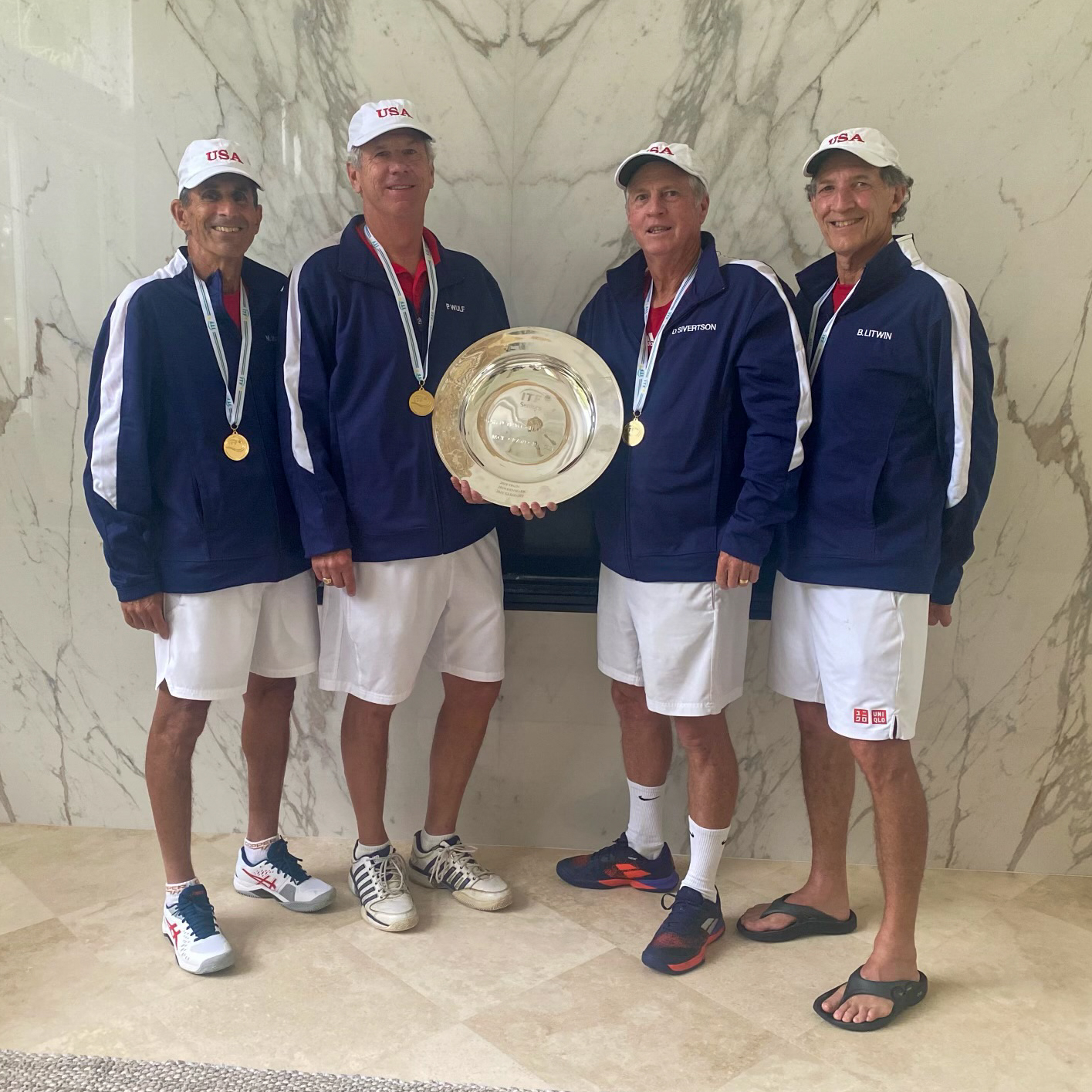 Success for SoCal's Super Senior Tennis Captains on ITF Team Cup