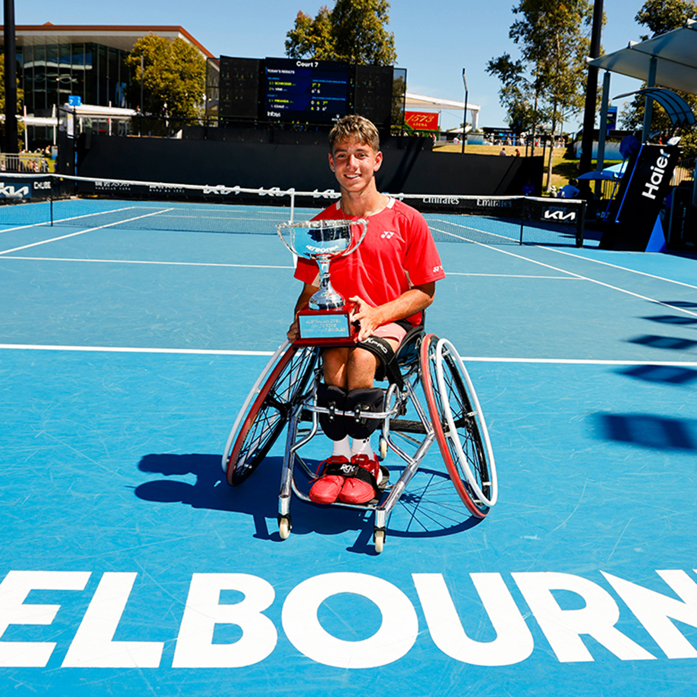 Charlie Cooper at Australian Open