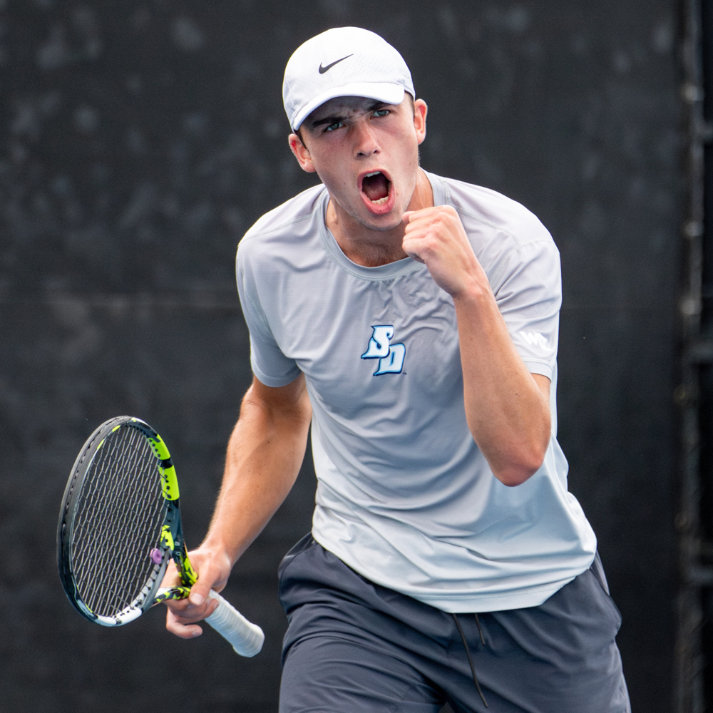 Oliver Tarvet celebrating a win at USD SoCal Pro Series