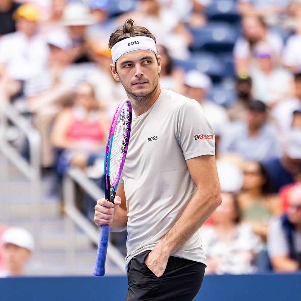 Taylor Fritz in action during the US Open 2025. (Photo - Lexie Wanninger)