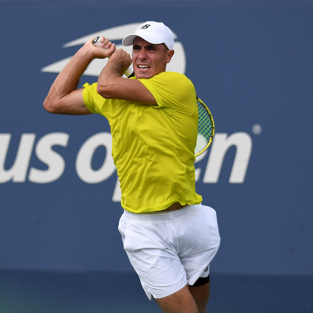 Ernesto Escobedo during a Men's Singles match at the 2021 US Open, Tuesday, Aug. 31, 2021 in Flushing, NY.