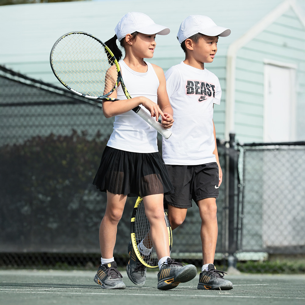 Lindy and William Zhou tennis players in Southern California