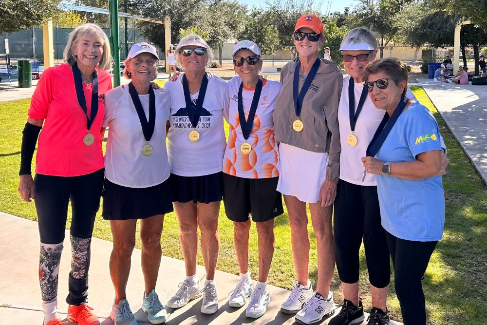 Women's 75s Team at Women’s Intersectional Team Championships.