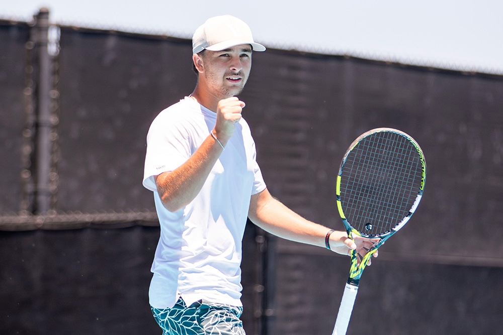 Trevor Svajda in action