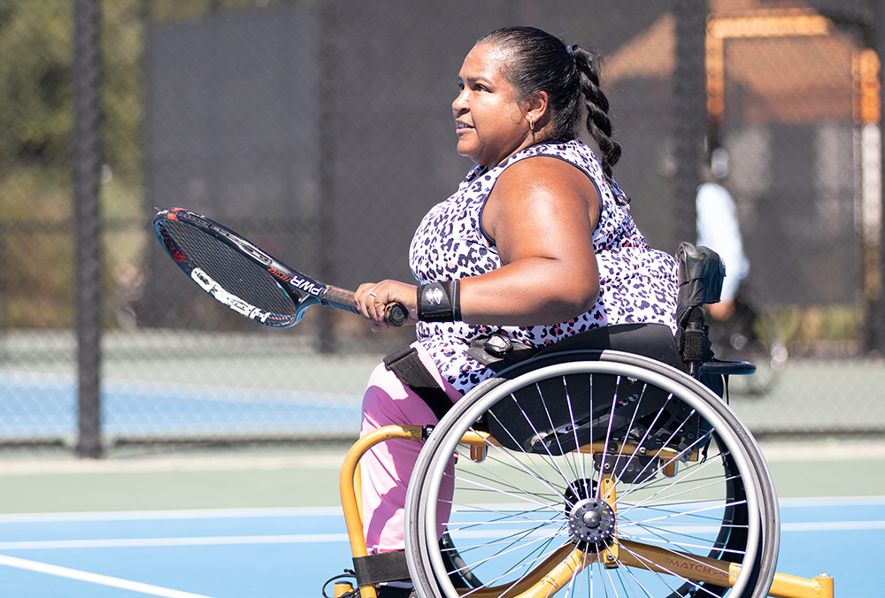 Melissa Hoffman wheelchair tennis player