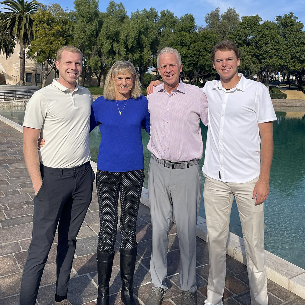 Jake, Sondra, Erik, and Alex Michelsen