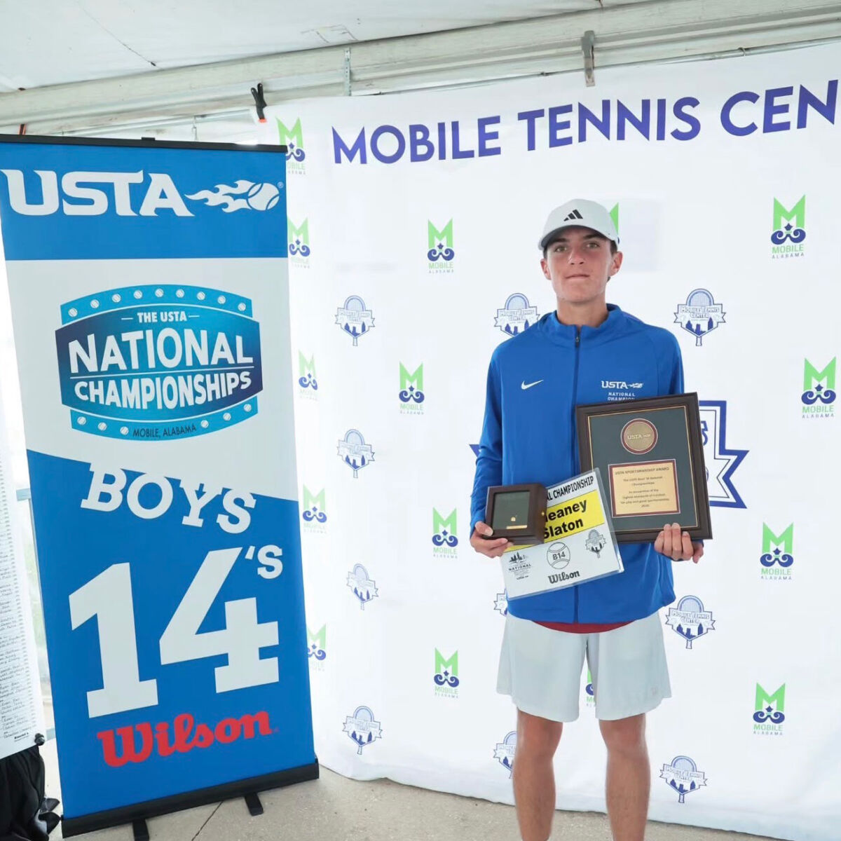 London Slaton/Sebastion Cheaney (Eastern): Boys’ 14 Doubles Champion: L1 Mobile, AL