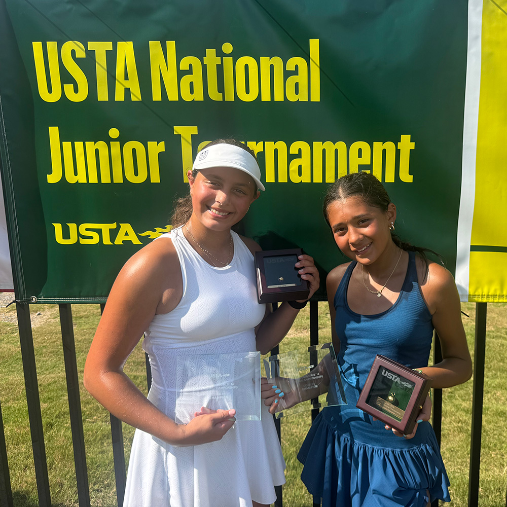 Kareena Cross/Gabrielle Alexa Villegas (Eastern): Girls’ 14 Doubles Champion: L1 Rome, GA