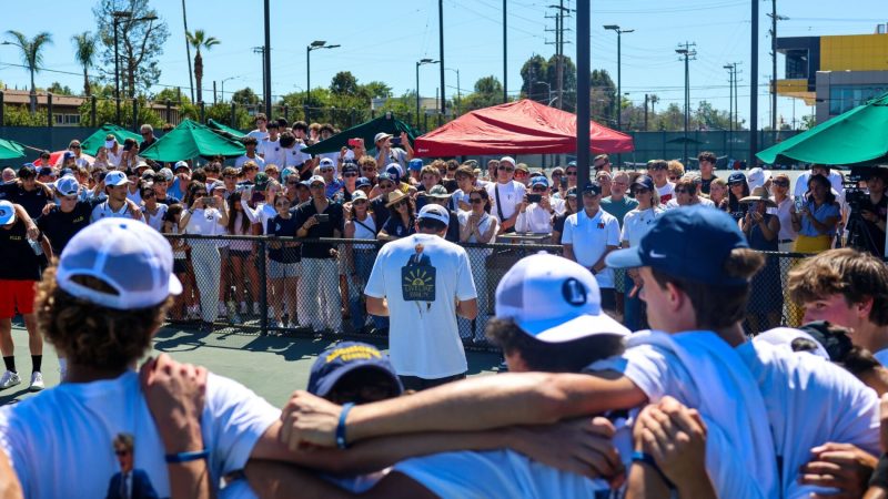 Loyola high school teammates gathered together to honor Braun Levi
