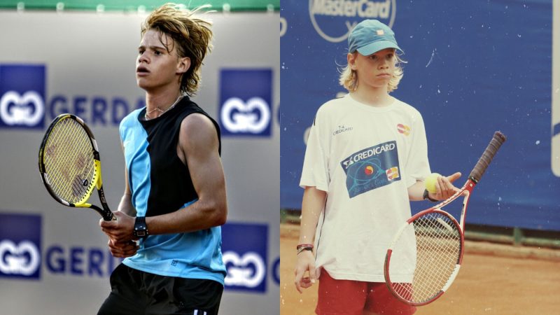 Karue Sell as a junior tennis player