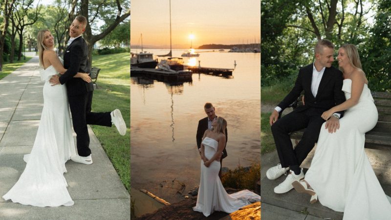 Karue and Sarah Sell during their wedding